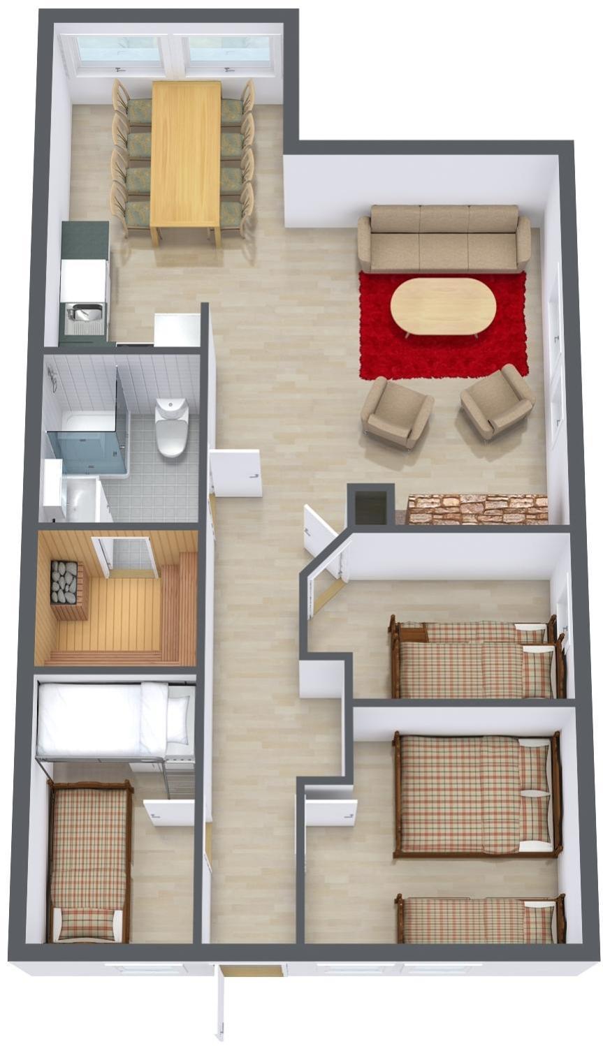 Hemsetunet Apartments هيمسيدال الغرفة الصورة